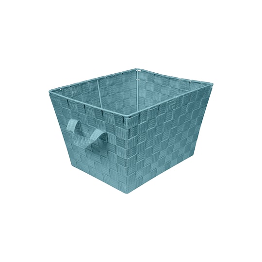 Simplify Small Woven Storage Bin in Sapphire Blue | 10" x 12" x 8" | Michaels®
